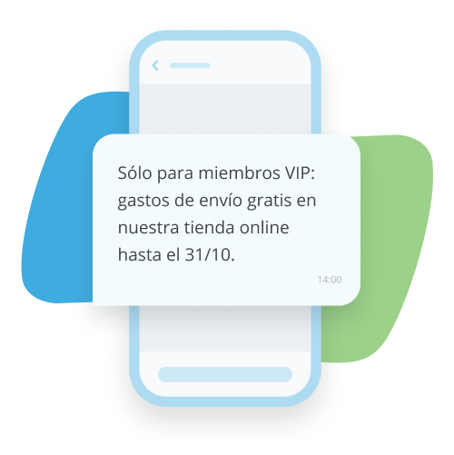 ejemplo sms flash sales